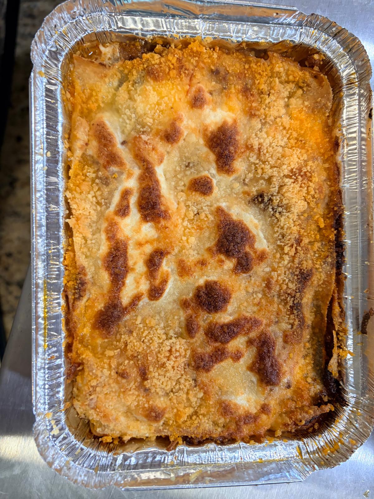 Home Made Personal Lasagna